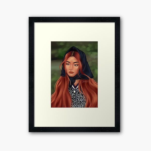 Vista previa del artículo con la obra «Liza Soberano pelirroja», diseñado y vendido por dafforene.