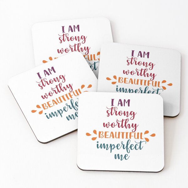 Item preview, Copie de Copie de Copie de Copie de Copie de Copie de I Am Strong, Worthy, Beautiful, Imperfect, Me designed and sold by beefrancky.
