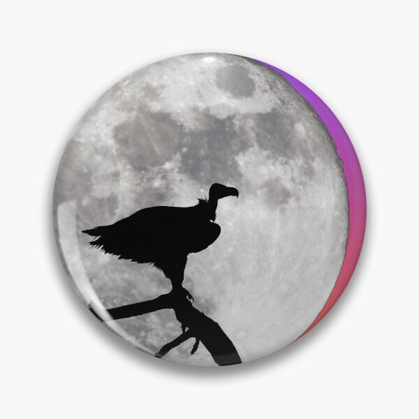 Artikelvorschau, Geier Silhouette gegen Supermoon entworfen und verkauft von Graham Prentice.