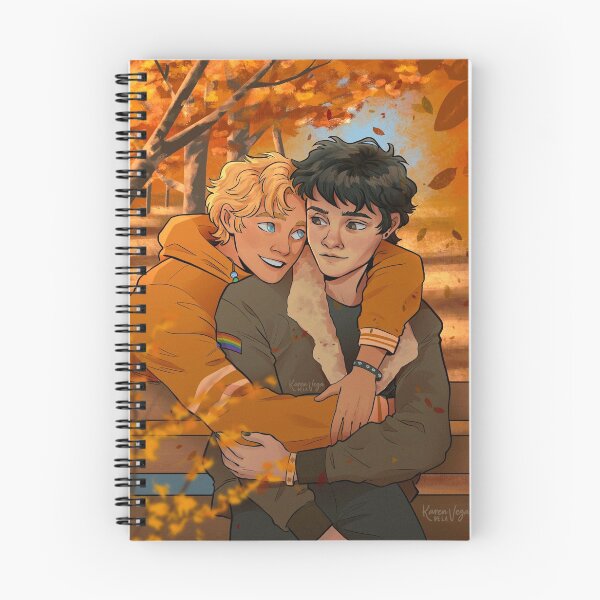 Aperçu de l'œuvre Nico et Will Autumn avec fond créée et vendue par KarenDelaVegart.