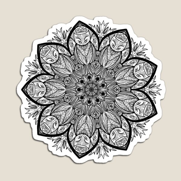 Love Birds Mandala x IamTonyTrip Magnet