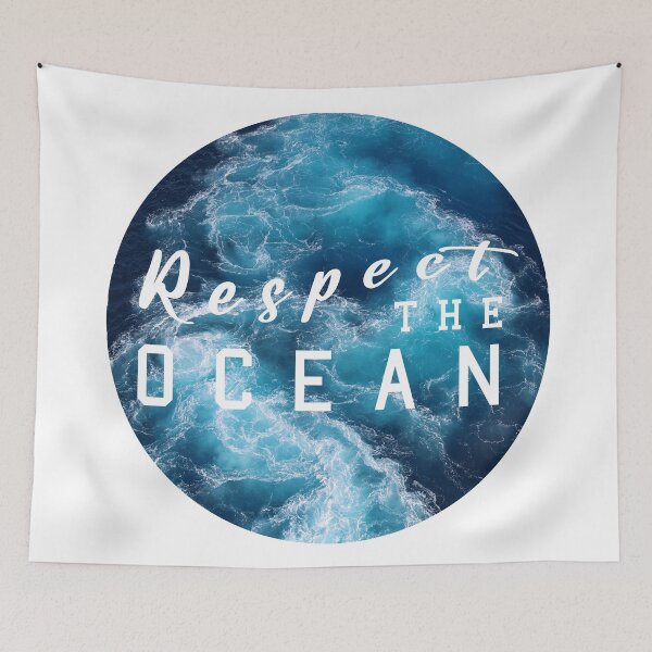 Item preview, Respect the Ocean quote  designed and sold by Moreish.