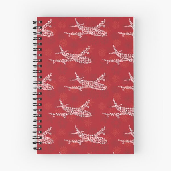 Item preview, Snowflake Airplane on red. designed and sold by PlaneNsimple.