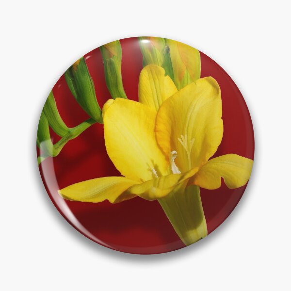 Item preview, Bright Yellow Freesia designed and sold by Siene Browne.