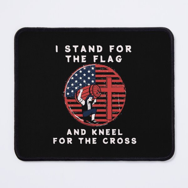 Item preview, I Stand For The Flag And Kneel For The Cross Shirt designed and sold by PuPPuB.