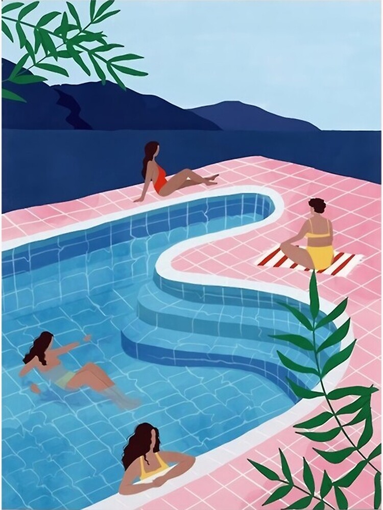 Pool Ladies - David Hockney