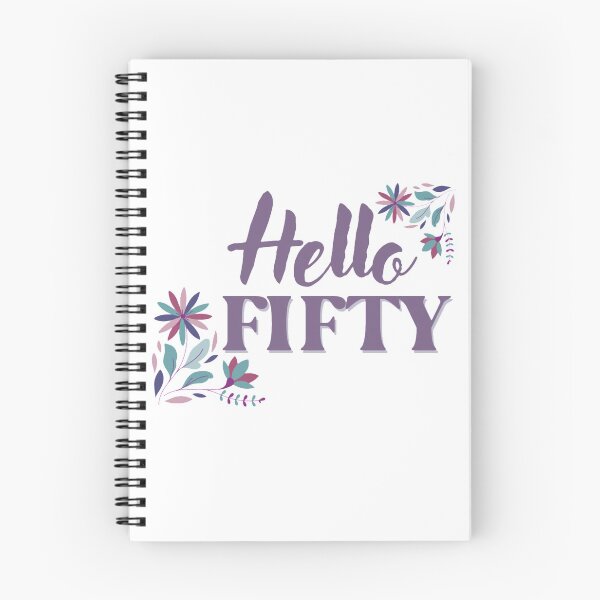 Item preview, Hello Fifty Floral 50th Birthday Idea designed and sold by NishiiAgrawal.