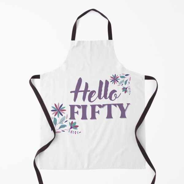 Item preview, Hello Fifty Floral 50th Birthday Idea designed and sold by NishiiAgrawal.