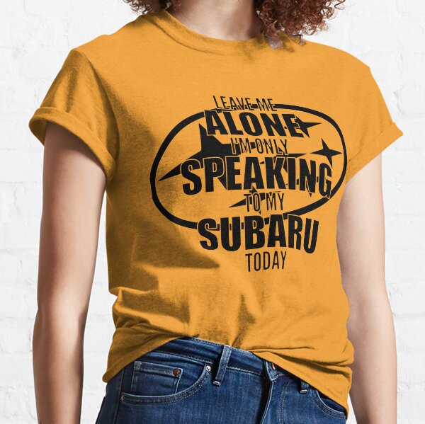 subaru logo t shirt