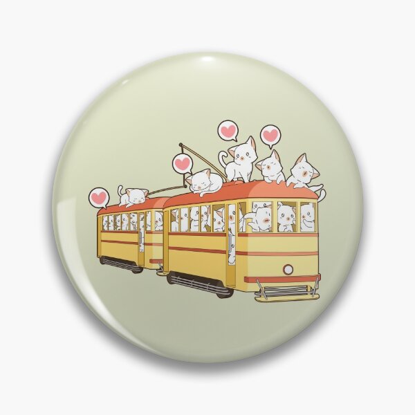 Item preview, Kitties on train designed and sold by The-Fancy-Space.
