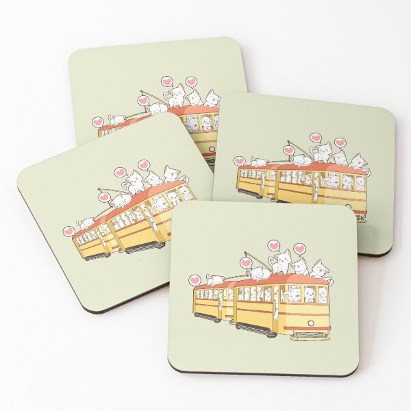 Item preview, Kitties on train designed and sold by The-Fancy-Space.
