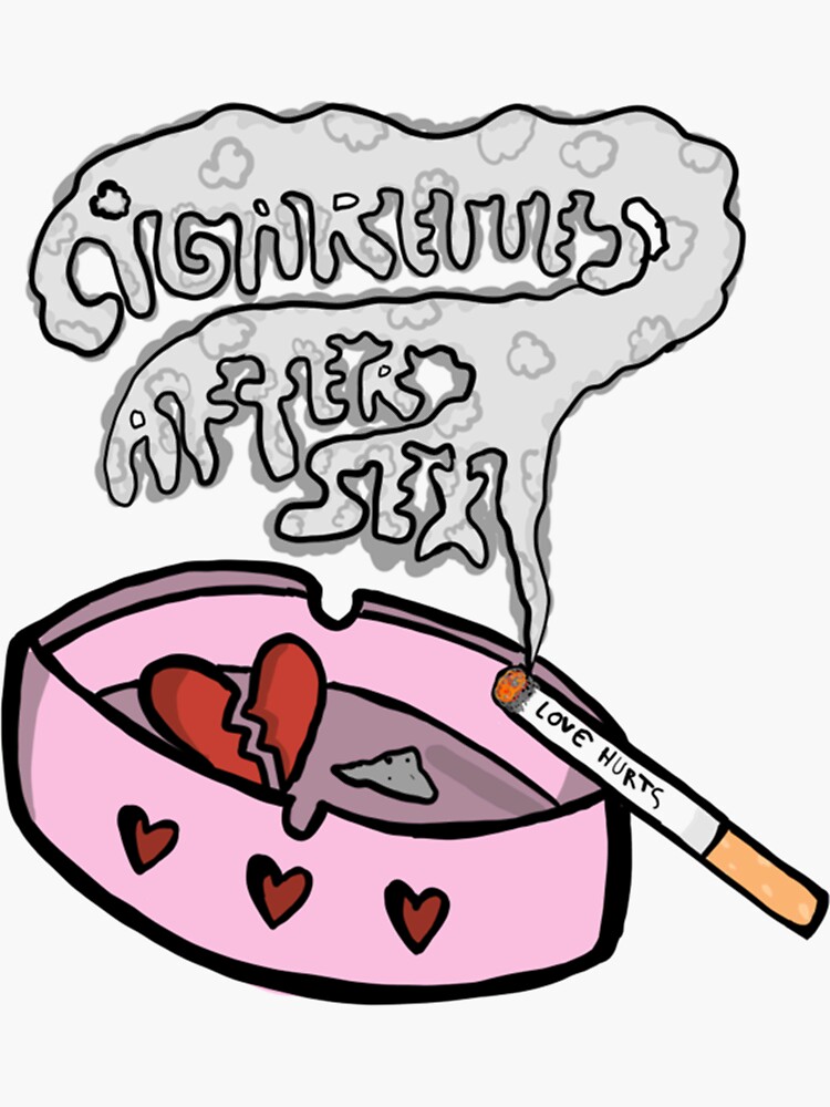 Cigarettes After Sex Sticker For Sale By Csglobalco Redbubble