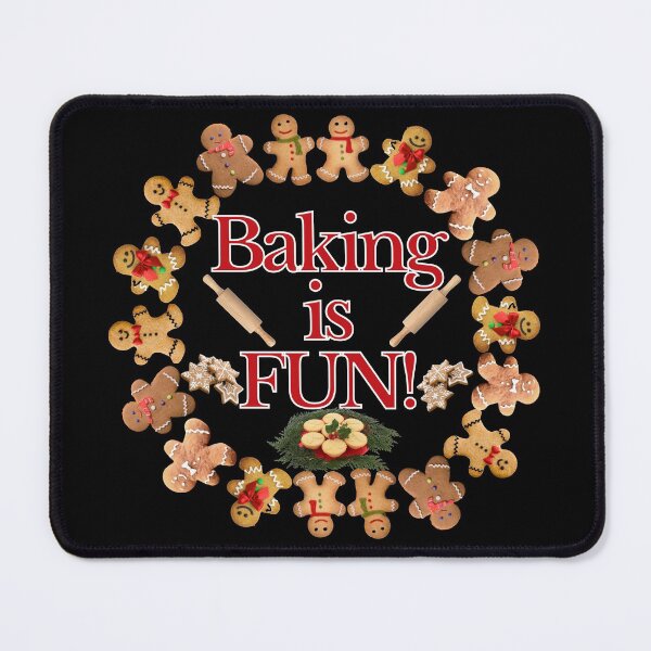 Item preview, Christmas baking quote | gingerbread cookies mince pies designed and sold by TheSeasonalYard.