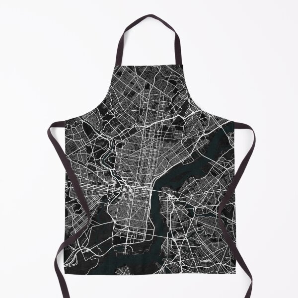 Item preview, Philadelphia City Map of Pennsylvania, USA - Dark designed and sold by deMAP.