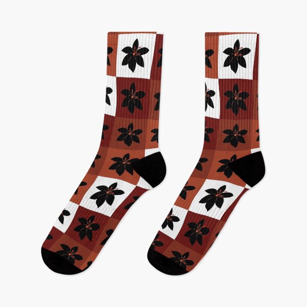 Item preview, black flower pattern designed and sold by darshants.