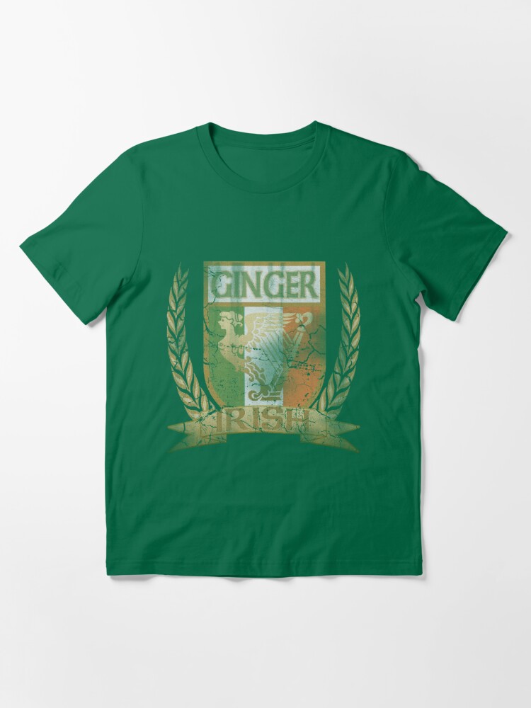 Ginger Irish Crest Essential T-Shirt for Sale by stpatricksday