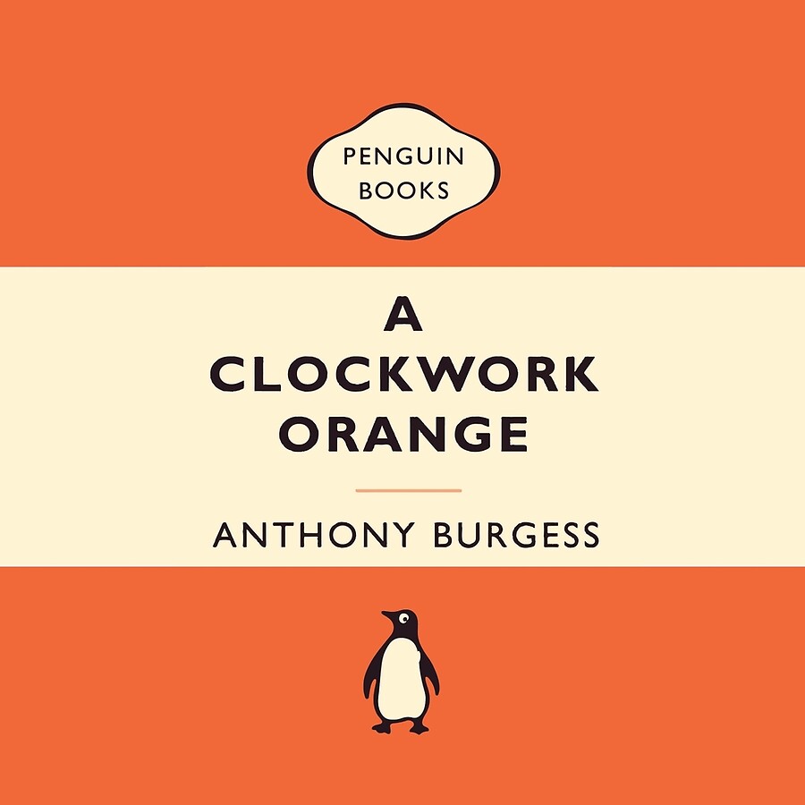 a clockwork orange penguin