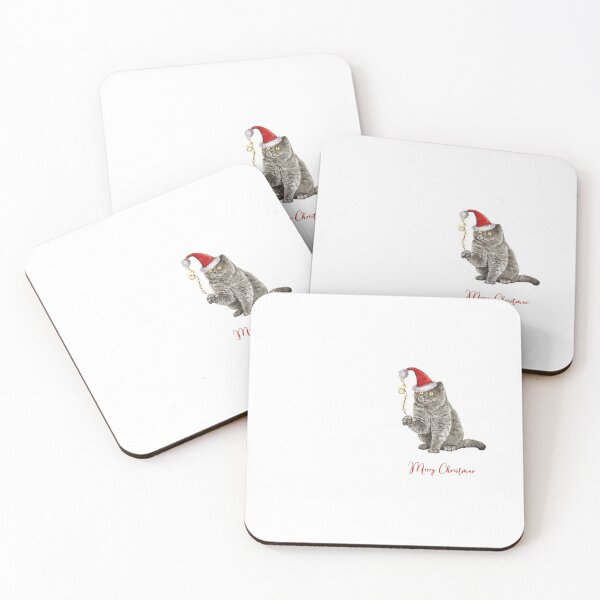 Item preview, FUNNY GRAY CAT CHRISTMAS  LIGHTS  designed and sold by RetroPlaceee.