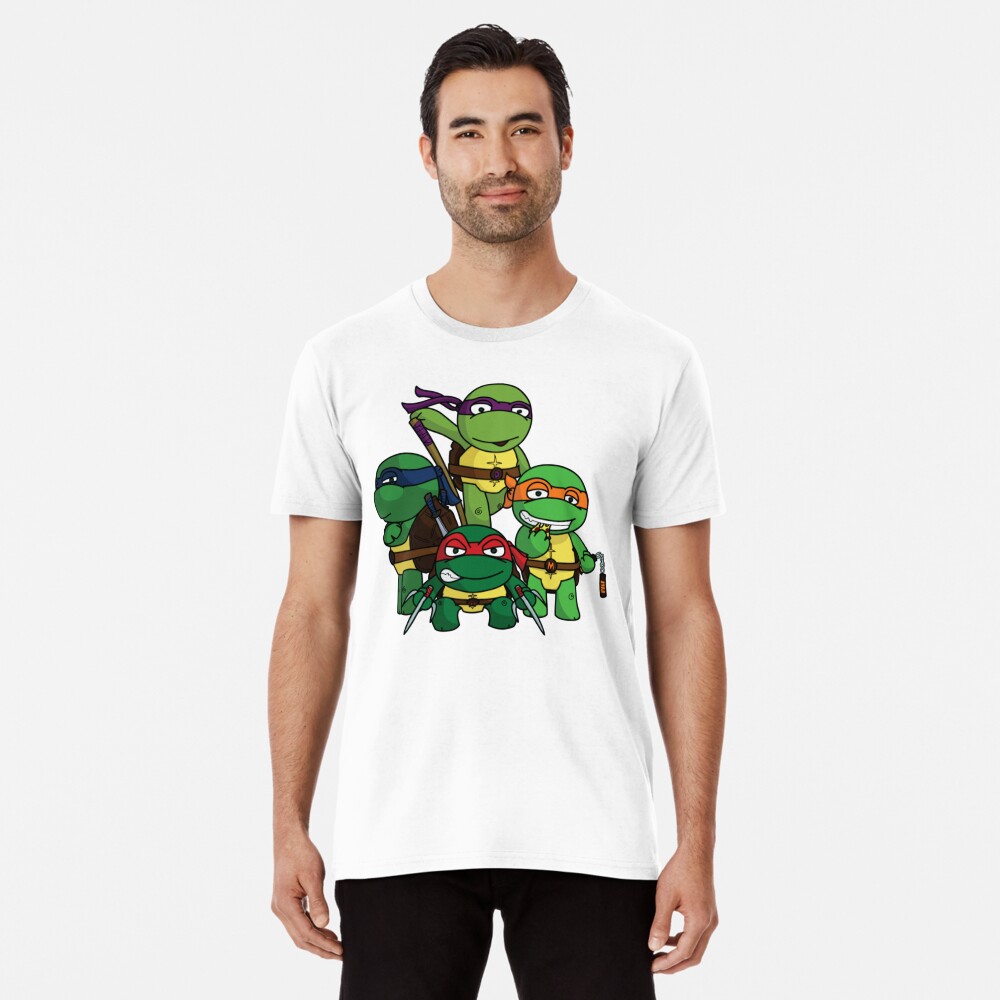 Mademark x Teenage Mutant Ninja Turtles - Womens Leonardo The Cool Guy Among The Team V-Neck T-Shirt