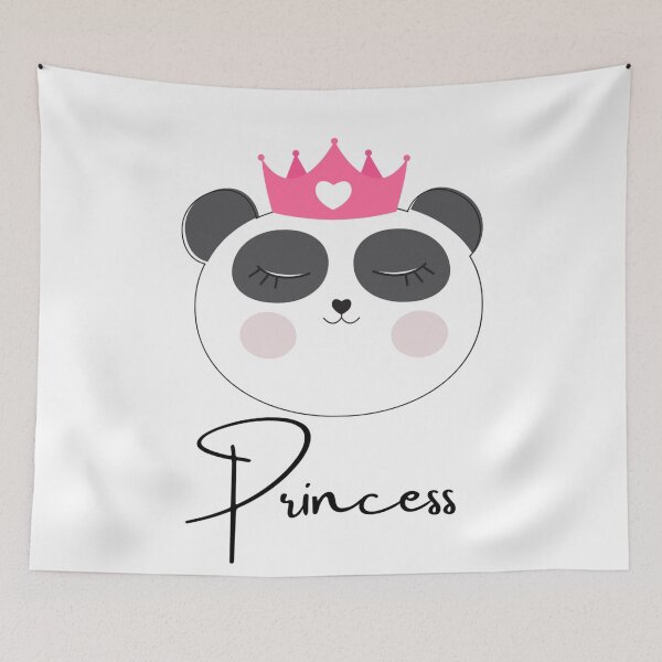 Aperçu de l'œuvre jolie princesse panda respectueuse des animaux créée et vendue par TheBrotherHouse.