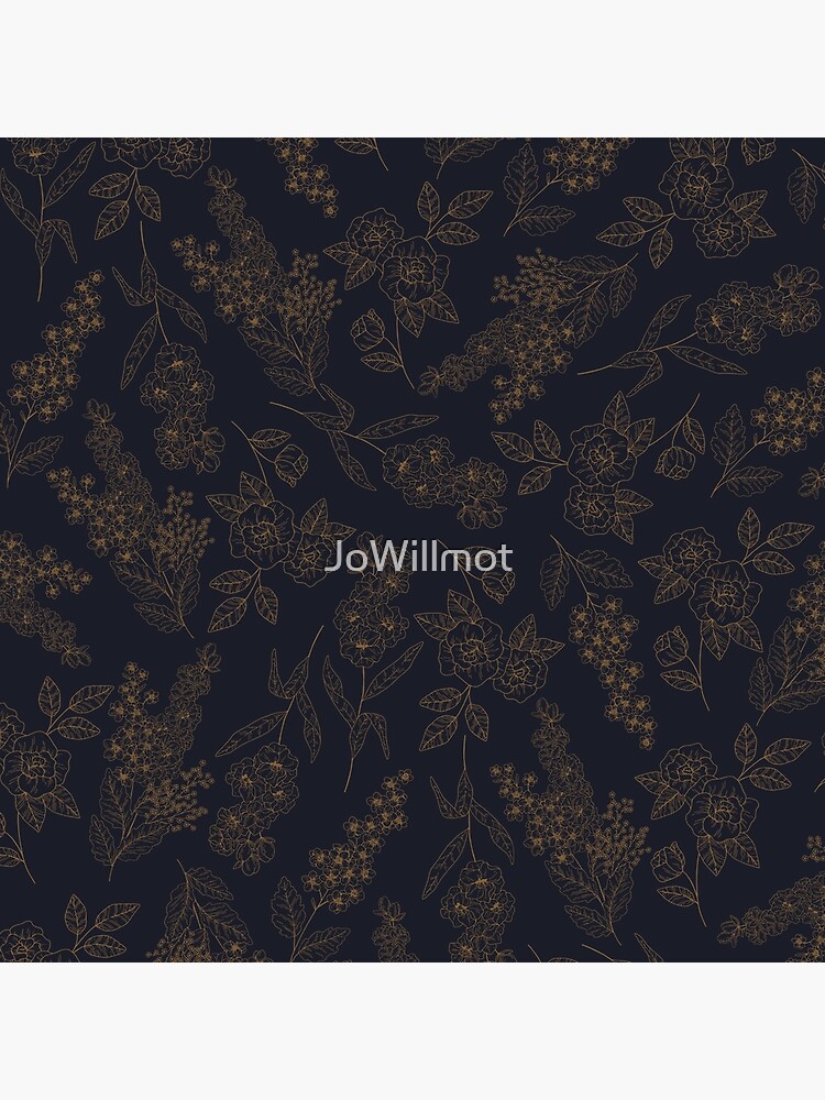 Dark Academia Aesthetic Floral Pattern Laptop Skin for Sale by JoWillmot