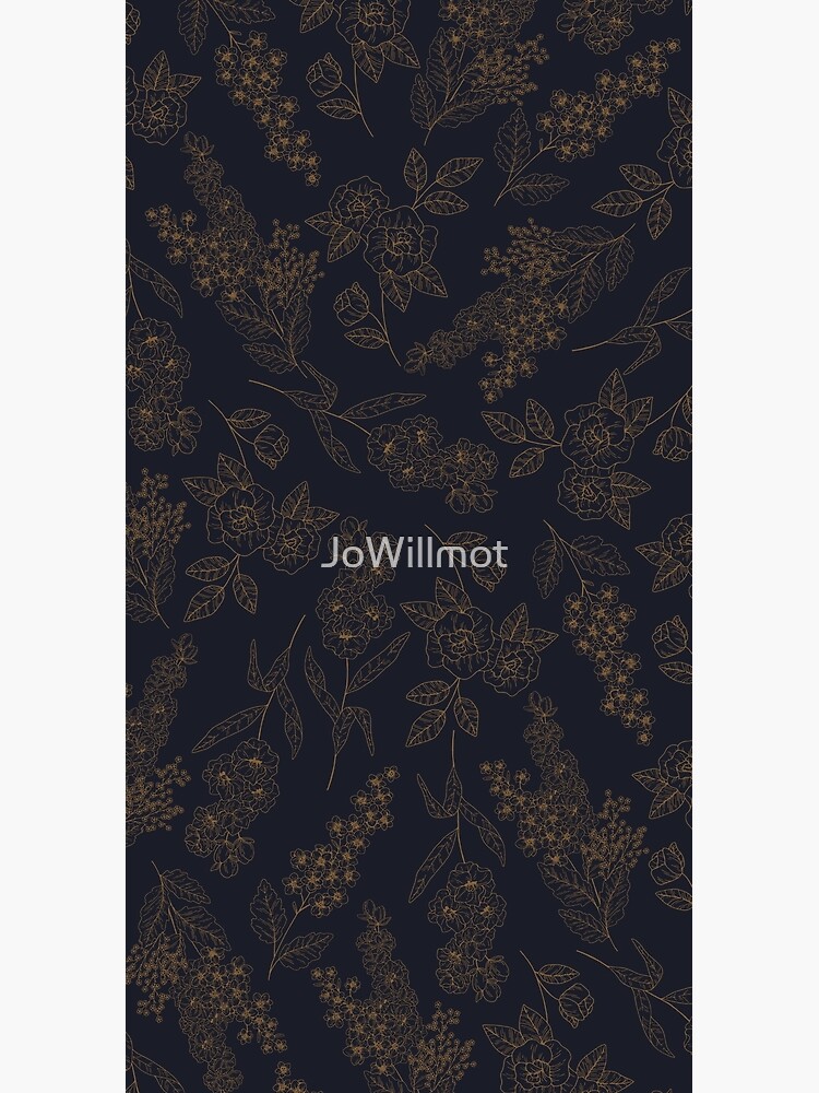 Dark Academia Aesthetic Floral Pattern Laptop Skin for Sale by JoWillmot