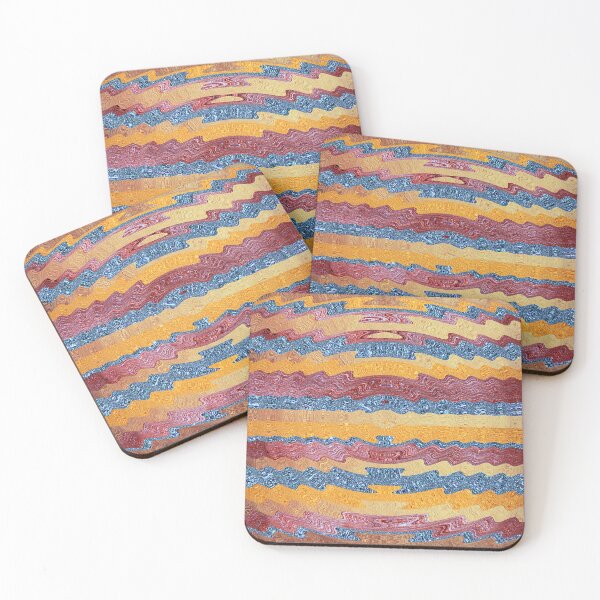 Item preview, Wavy Precious Metal Stripes  designed and sold by Ric1926.