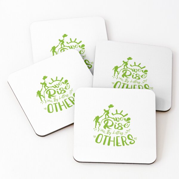 Item preview, We Rise By Lifting Others Inspirational Quote designed and sold by Open Canvas.