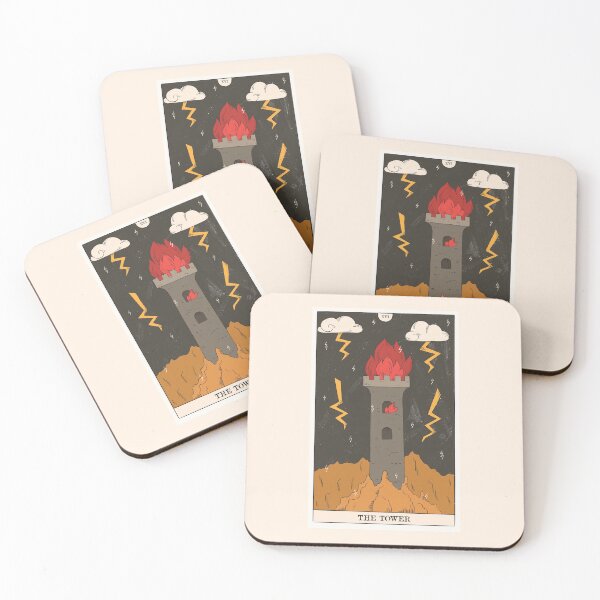 Item preview, The Tower - Tarot Cards - MAJOR ARCANA designed and sold by All-Streets.