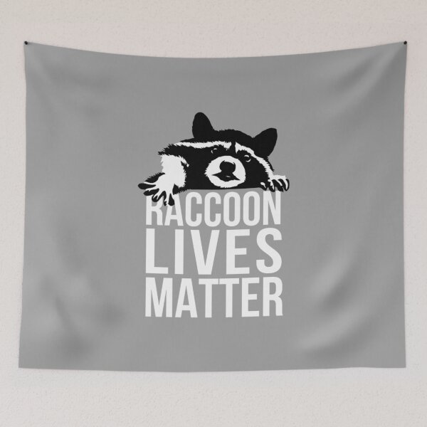 Item preview, raccoon because raccoon lives matter trashpanda designed and sold by rewostex70.