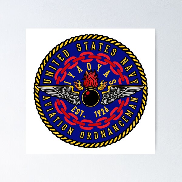 Item preview, Old Salt Brand™ Aviation Ordnance Crest designed and sold by RooJack.