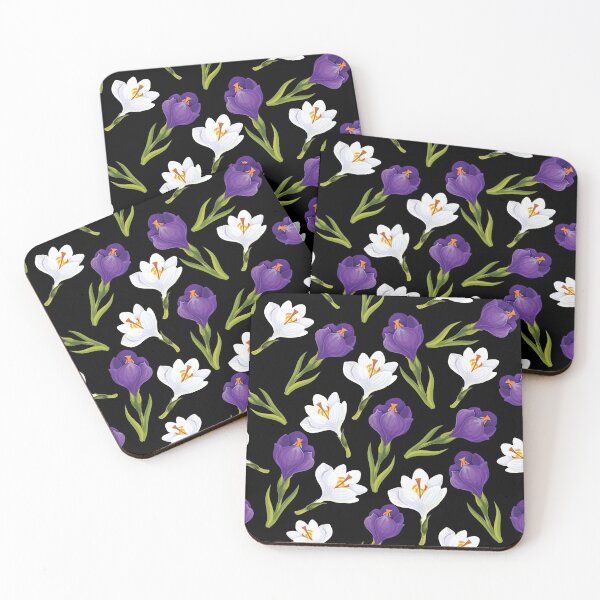 Item preview, White and purple flowers designed and sold by darshants.
