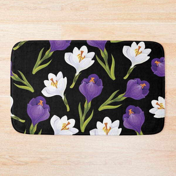 Item preview, White and purple flowers designed and sold by darshants.