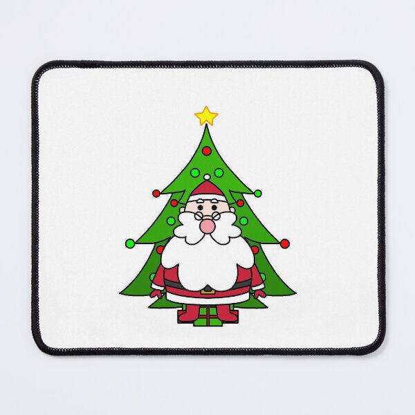 Item preview, Cartoon Santa and Christmas tree designed and sold by rydoesart.
