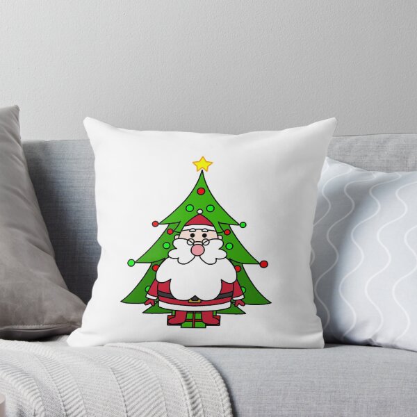 Item preview, Cartoon Santa and Christmas tree designed and sold by rydoesart.