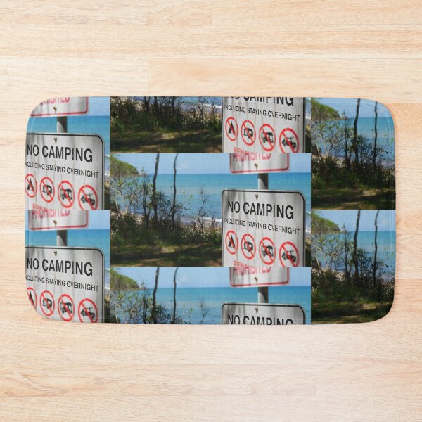 Item preview, No camping sign designed and sold by MichaelE2706.