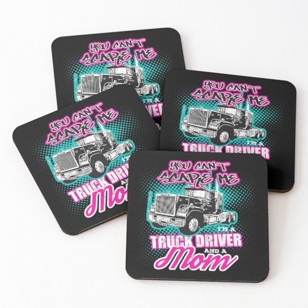 Item preview, trucker you cant scare a truck driver and a mom designed and sold by rewostex70.