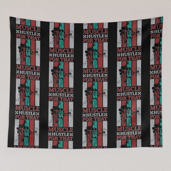 Item preview, Hustle for that muscle. designed and sold by BuddyBoots.