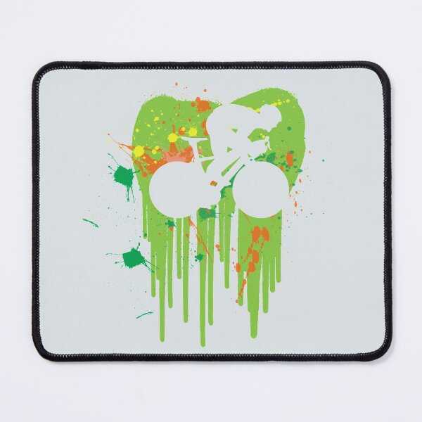 Item preview, Cyclist on Modern Road Bike Graffiti Art designed and sold by RabeDesigns.