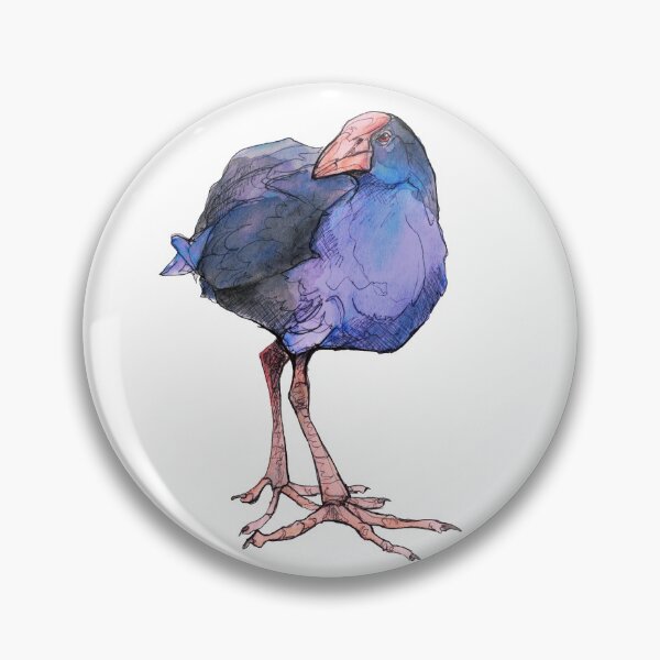 Native Bird - Pukeko Pin