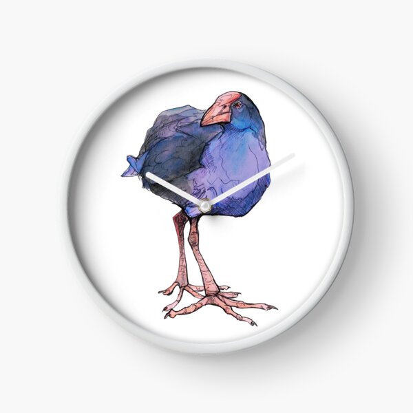 Native Bird - Pukeko Clock