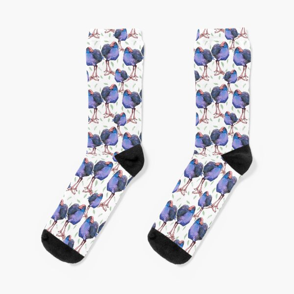 Native Bird - Pukeko Socks