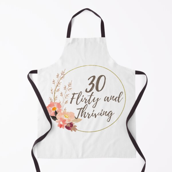 Item preview, 30 Flirty And Thriving Cute Floral 30th Birthday designed and sold by NishiiAgrawal.