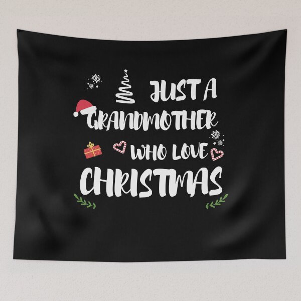 Item preview, Just A Grandmother Who Loves Christmas designed and sold by imaneless.