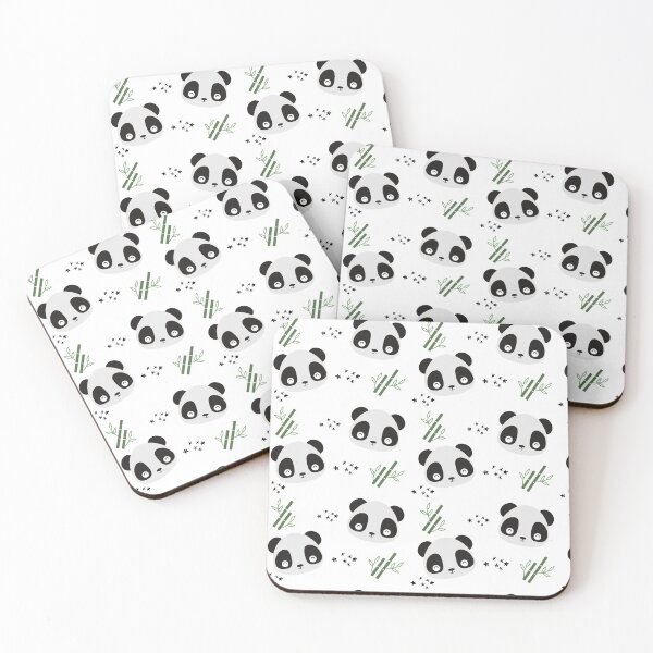 Item preview, Panda pattern  designed and sold by AllPrintsAndArt.