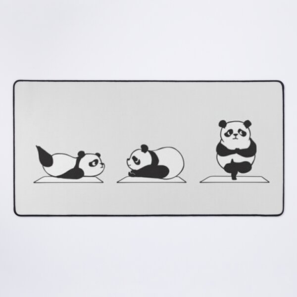 Panda Yoga Poster for Sale by Huebucket