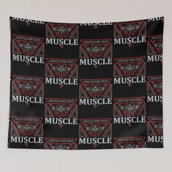 Item preview, Hustle for that muscle. designed and sold by BuddyBoots.