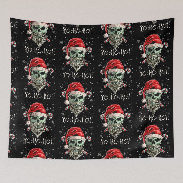 Item preview, Cool Skull Beard Santa Pirate Christmas Jolly Roger Pajamas designed and sold by michaelart18.