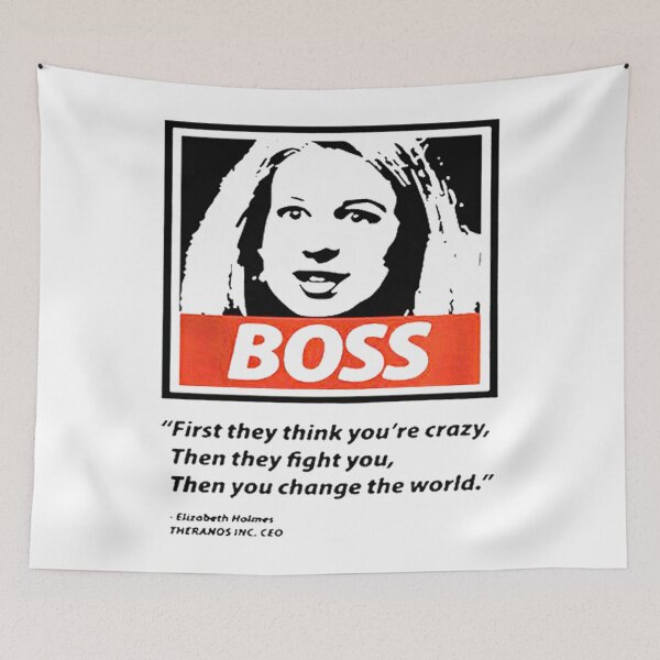 Item preview, Elizabeth Holmes Theranos Essential T-Shirt designed and sold by winstonclarker.