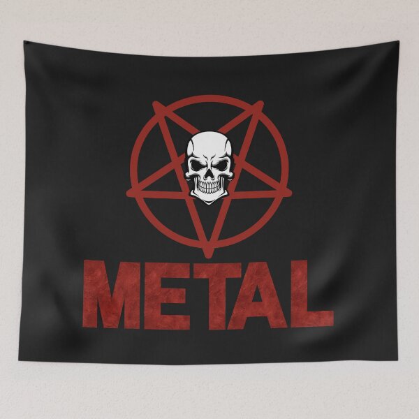 Item preview, Metal Skull designed and sold by MetalRockProg.